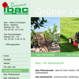 ibac: Website, Gestaltung C. Lutz